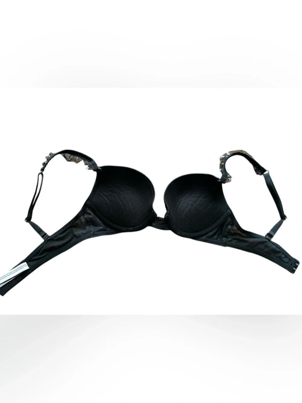 Victoria's Secret Black Star Print T-Shirt Bra - Picture 2 of 4